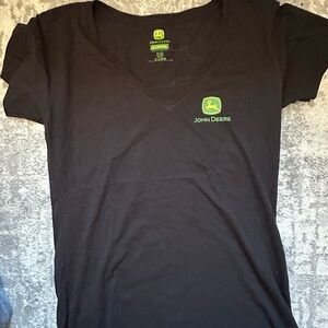 Women’s John Deere vneck State Pride- North Carolina shirt